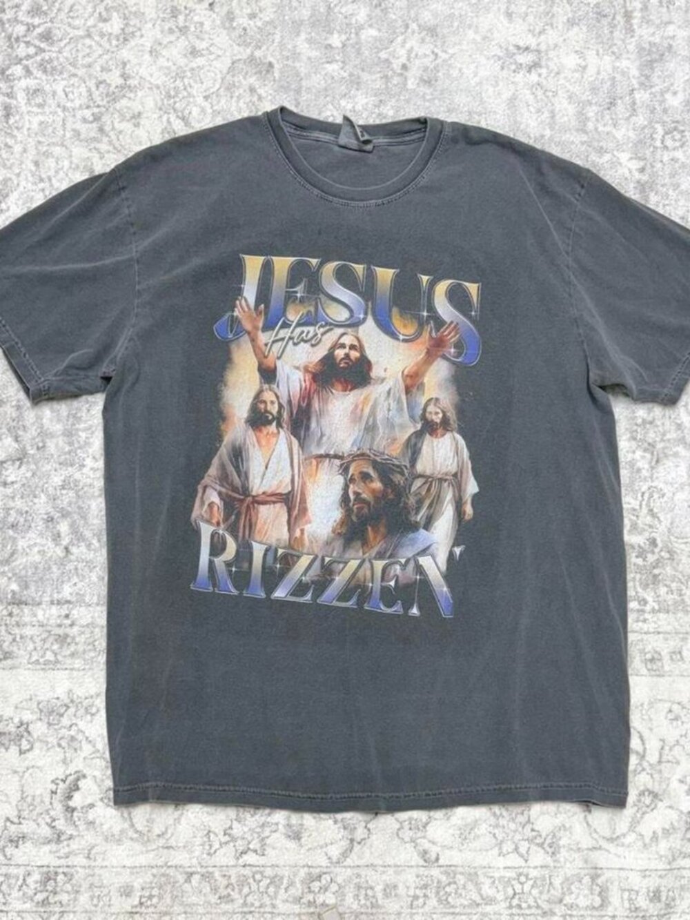 parody graphic Jesus tee shirt